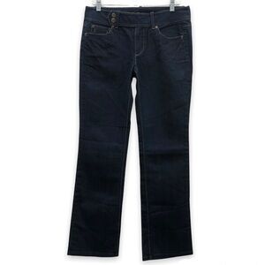 Ann Taylor Modern Fit Lindsay Waist Dark Wash Jeans Size 6